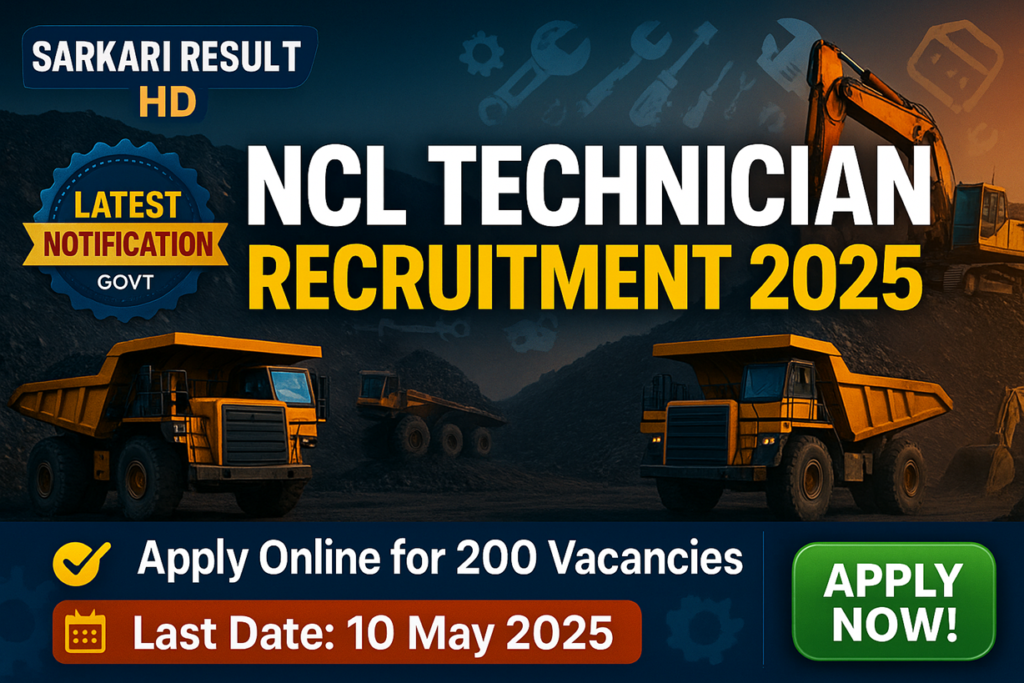 NCL Technician Recruitment 2025