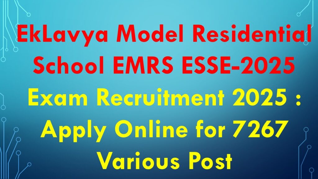 EMRS TGT PGT
